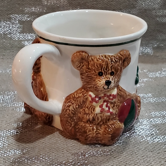 🧸Houston Harvest 3D teddy bear oversized mug 18 oz. - Picture 2 of 10